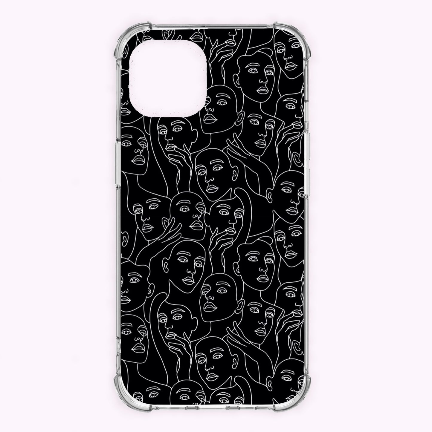 Black Abstract Phone Case