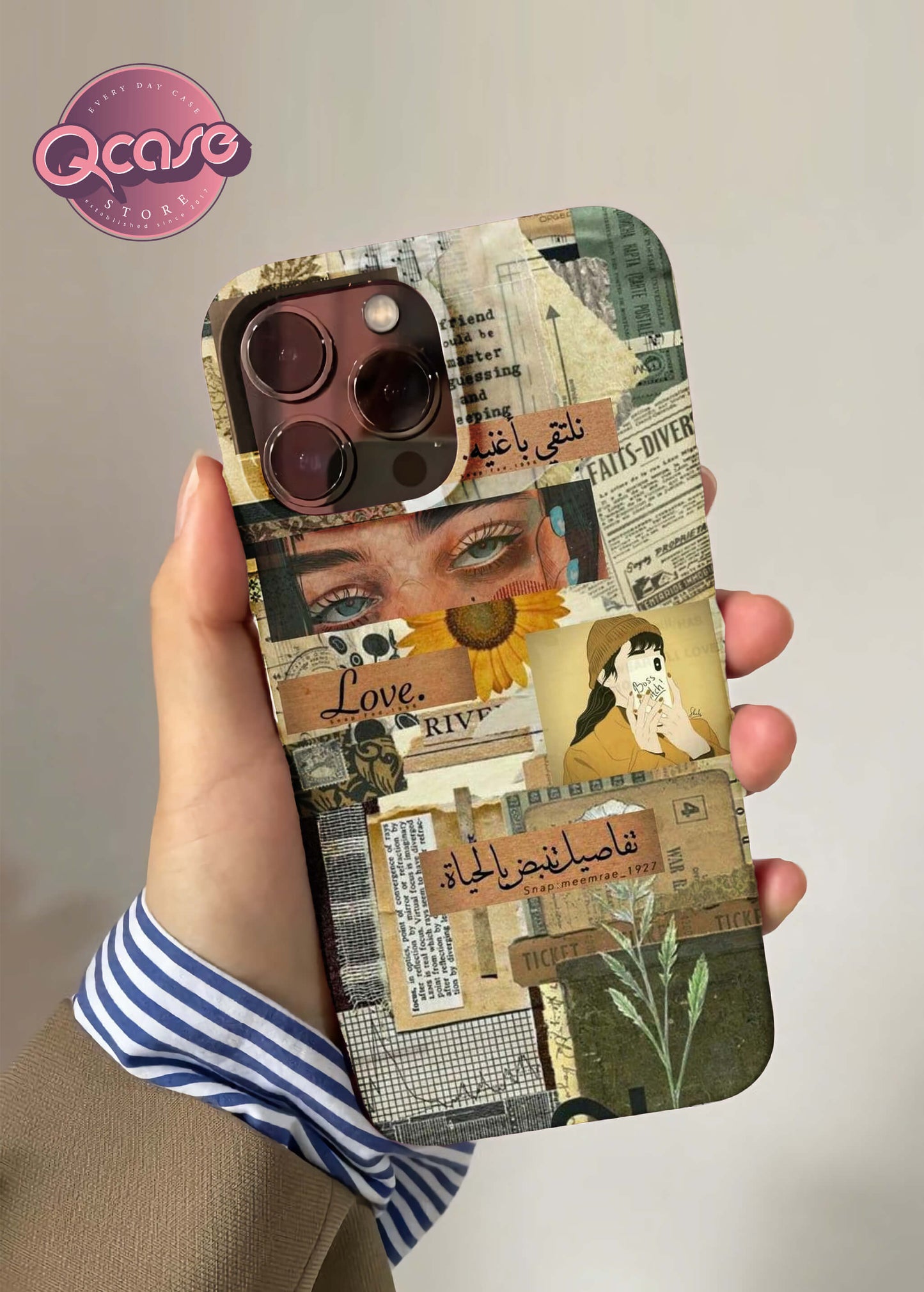 Quotes With Eye photo Phone Cover