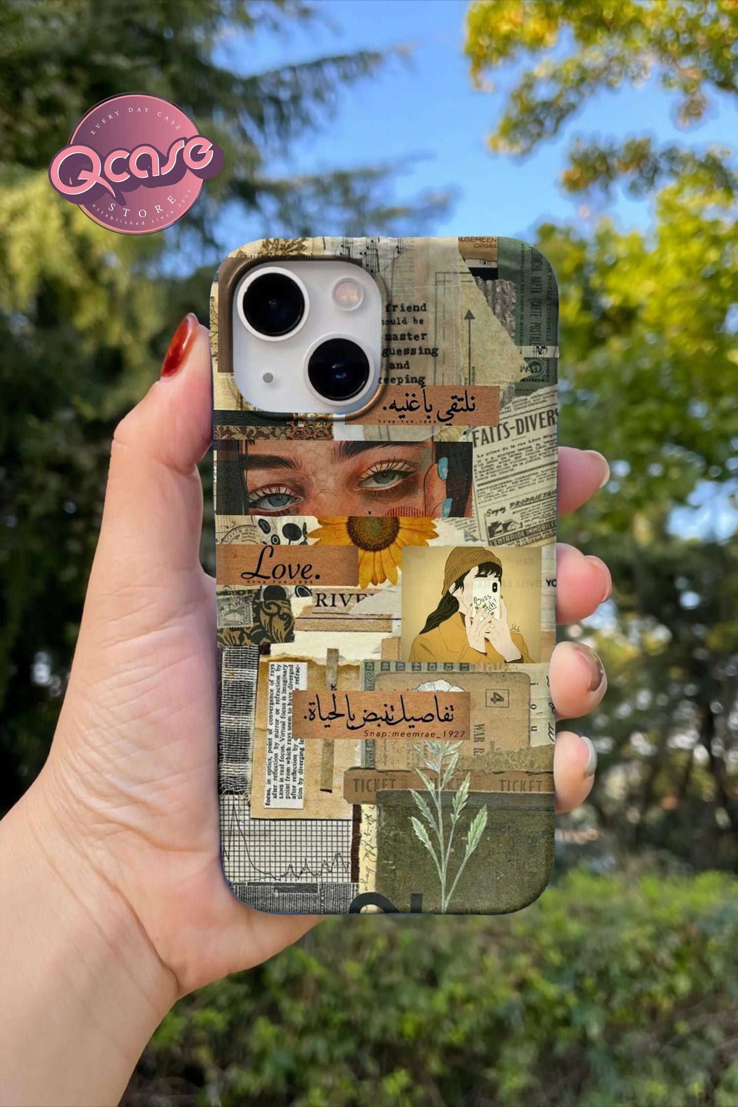Quotes With Eye photo Phone Cover