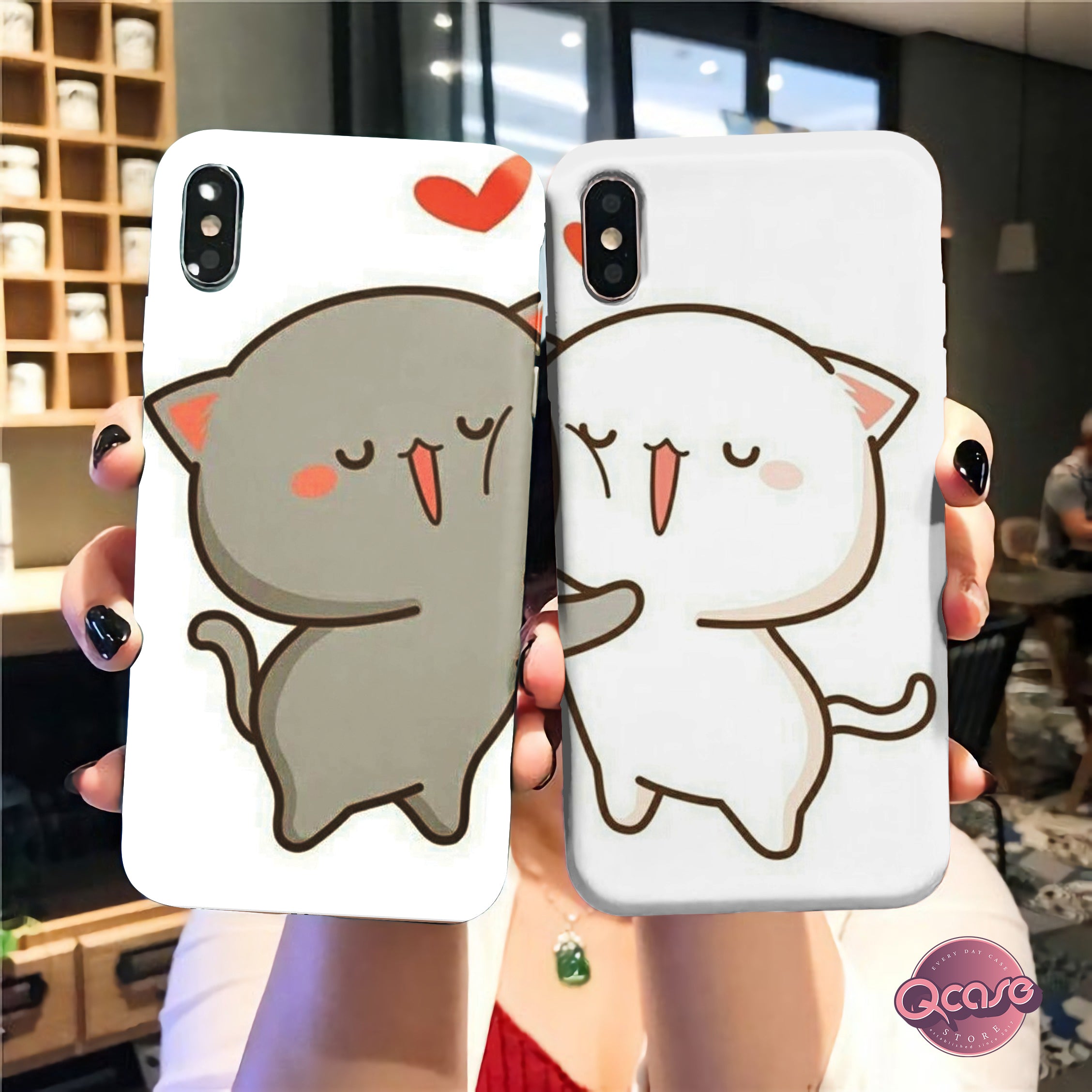 Kawaii Mochi Kittens Case-Mate iPhone Case