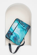 Load image into Gallery viewer, Sea waves marble laptop sleeve
