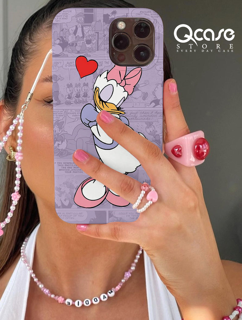 Girly duck phone cover