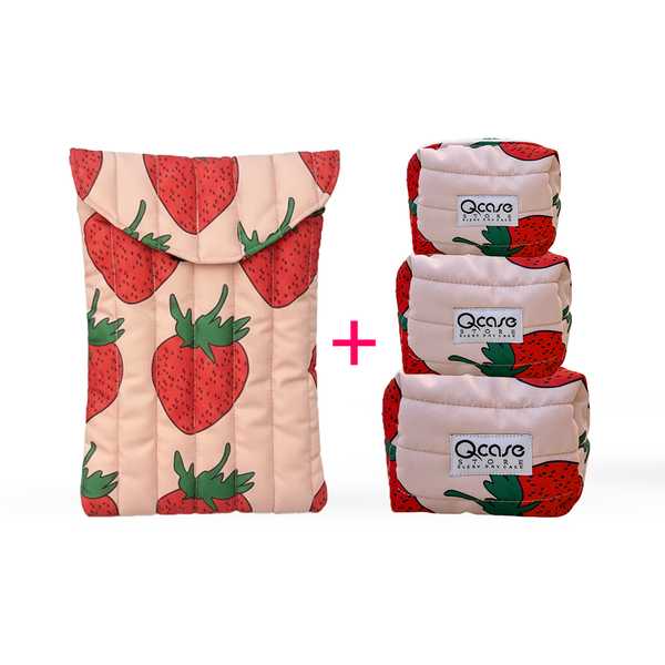 Strawberry Glow Puffy Set