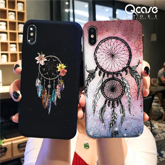 Black Dream Catcher And Colorful One