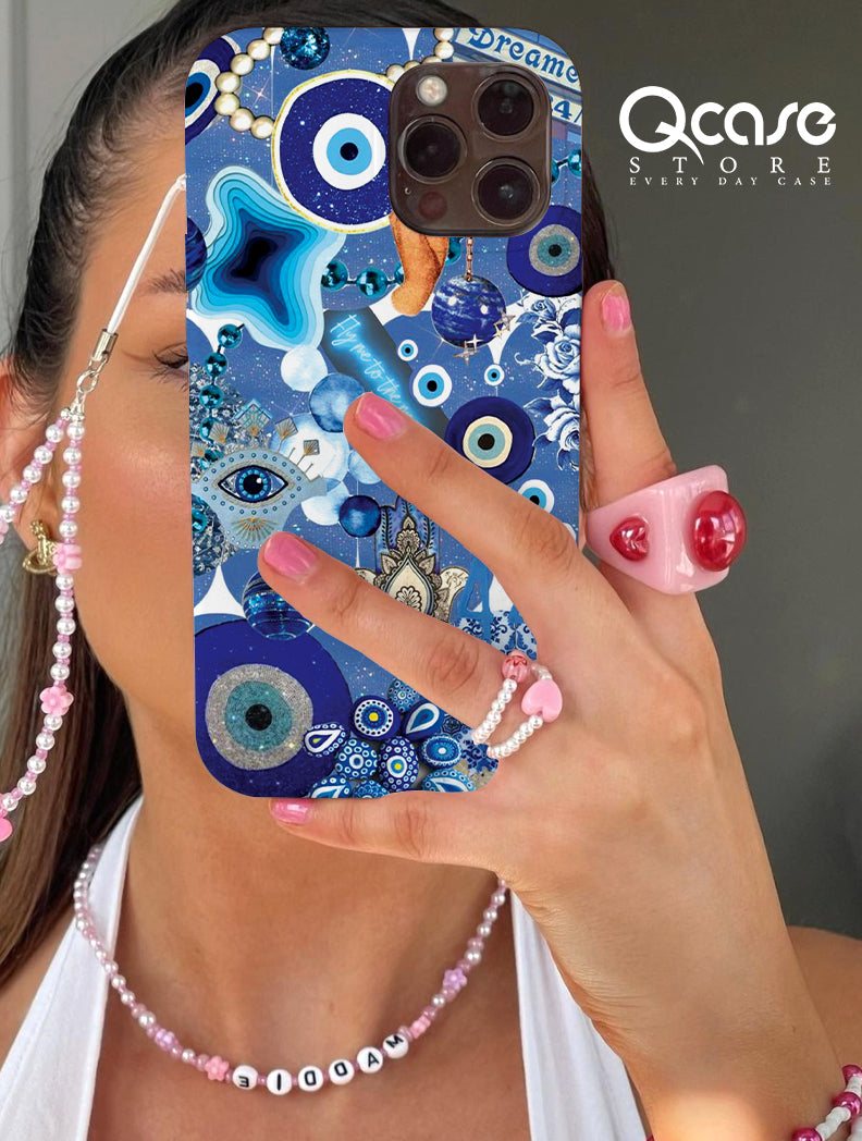 Evil eye blue phone cover