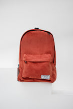 Load image into Gallery viewer, Orange Velvet Backpack
