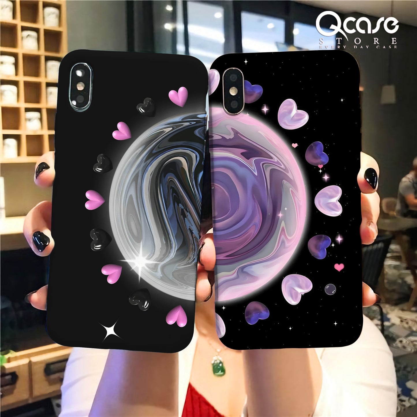 "Elevate your phone's style with a touch of love."