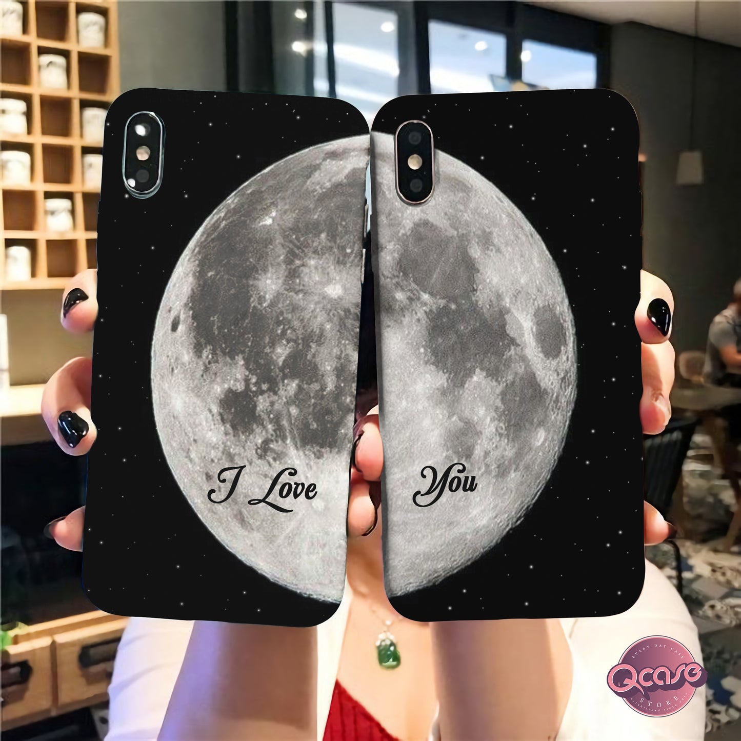 "Seal love within your phone's cover"