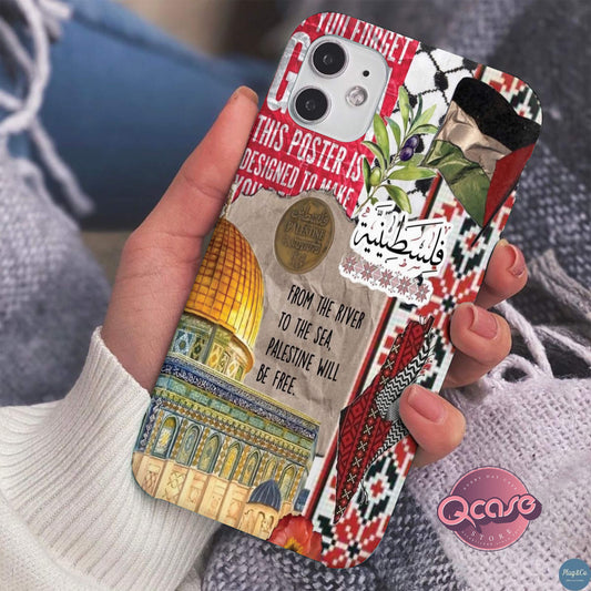 Palestine in Arabic Phone case