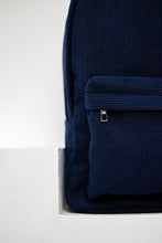 Load image into Gallery viewer, Blue Velvet Backpack
