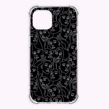 Black Abstract Phone Case