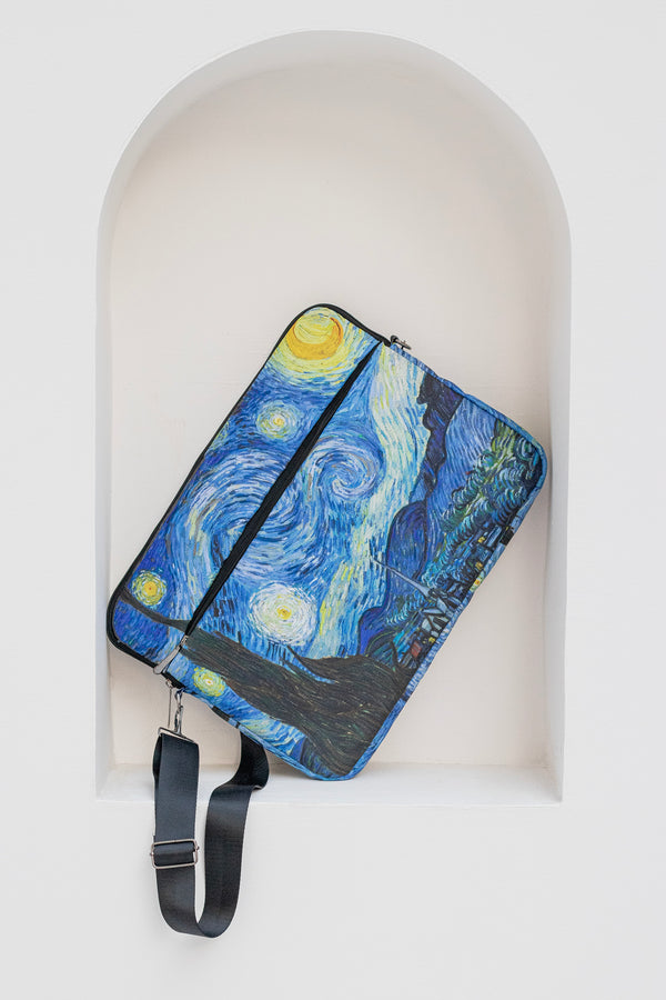 Starry night laptop sleeve