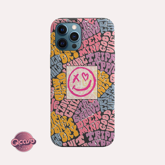 wink wink emoji phone case