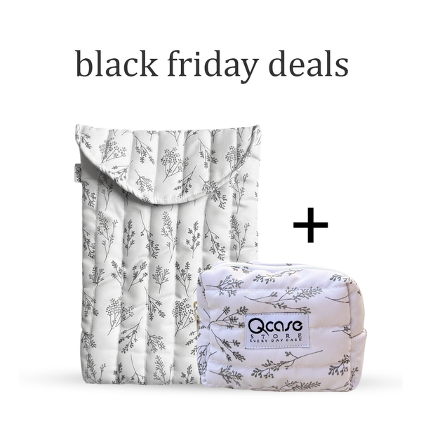 Beige Bloom Puffy Duo