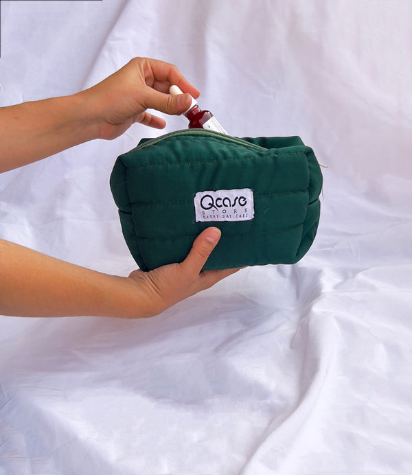 Green Puffy Pouch