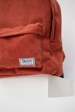 Load image into Gallery viewer, Orange Velvet Backpack
