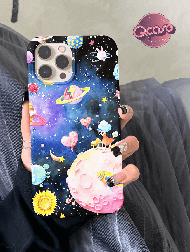 Space planets Phone Cover