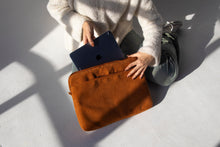 Load image into Gallery viewer, Havan Velvet laptop sleeve
