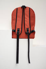 Load image into Gallery viewer, Orange Velvet Backpack
