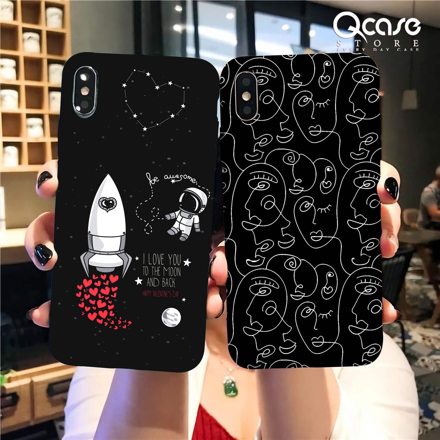 Black and white art Phone Covers