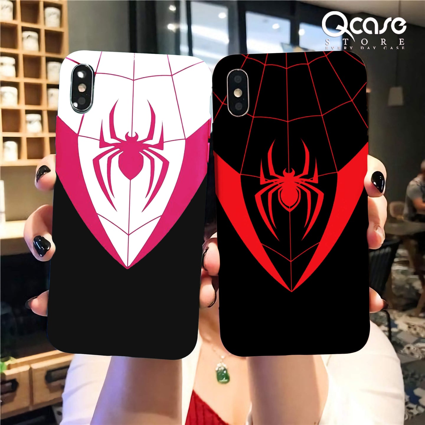 Spiderman black and white Phone Covers