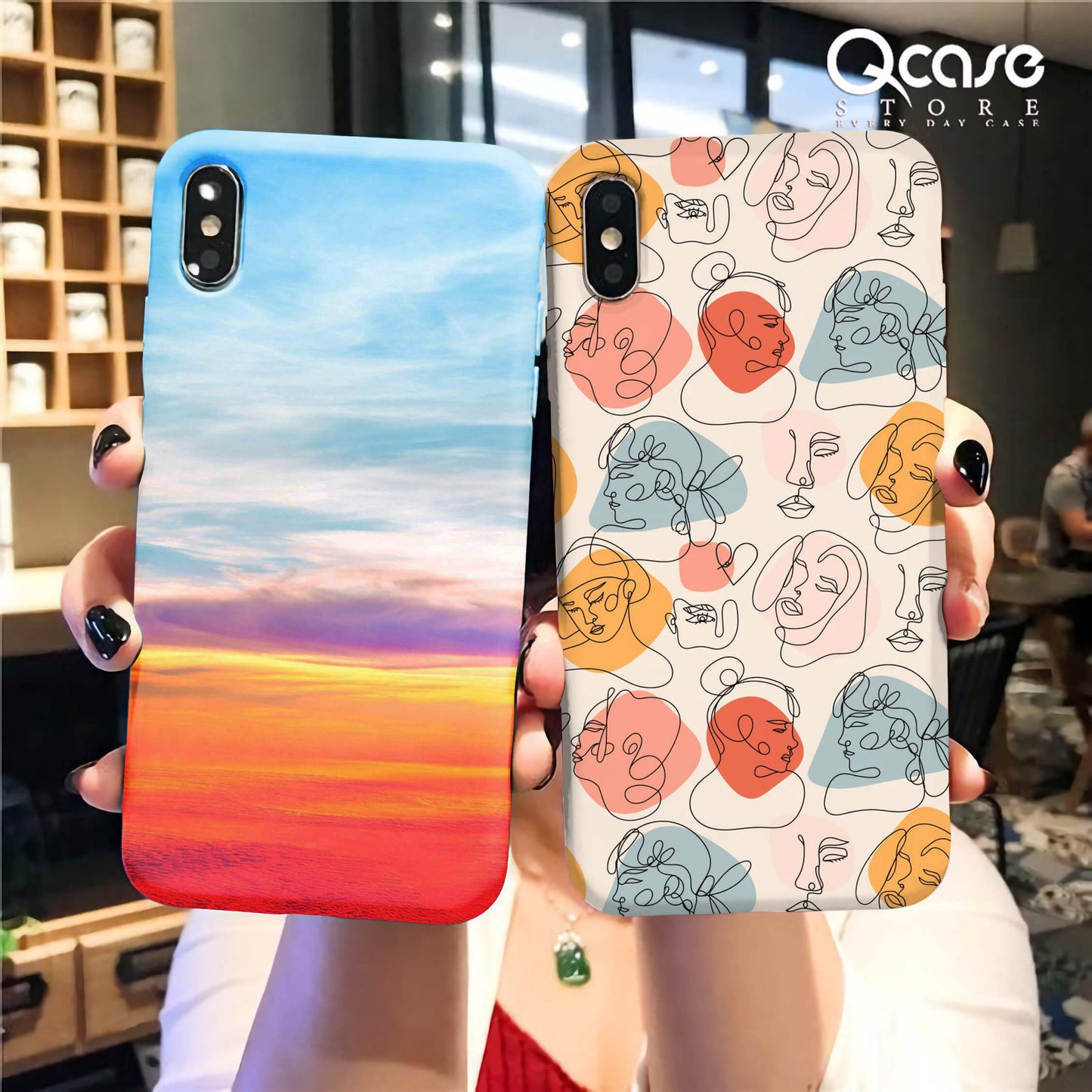 Natural view and faces Phone Cases