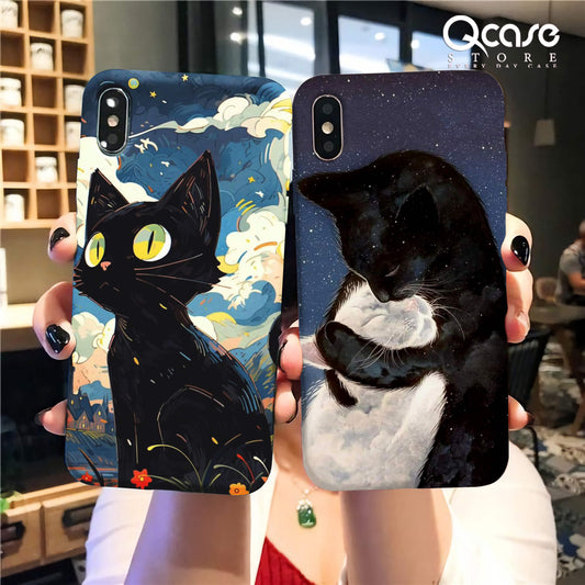 Cute Black Cats Phone Covers