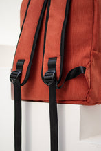 Load image into Gallery viewer, Orange Velvet Backpack
