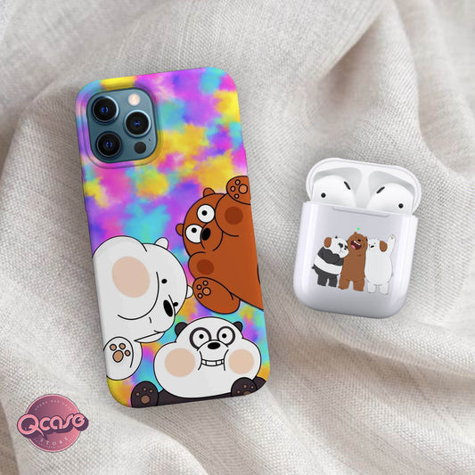 Bare Bears Phone Cover and Airpods Cover