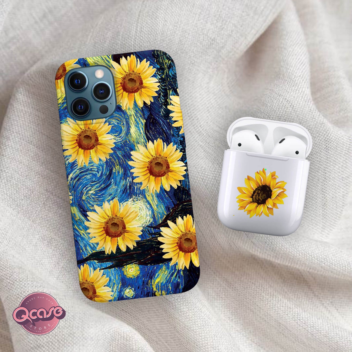 Sunflowers Phone Case and Airpods Case