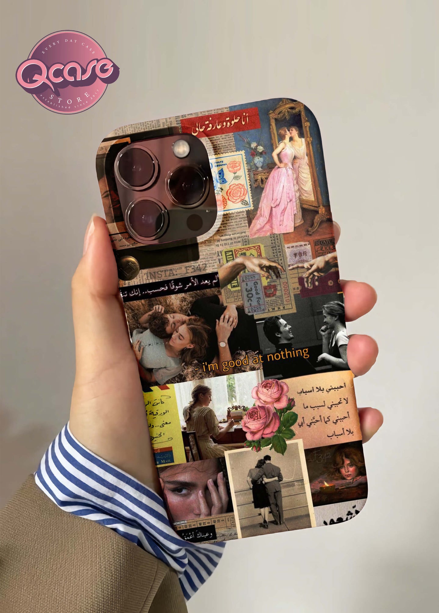 Cute small pictures with quotes Phone Cover