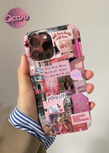 Load image into Gallery viewer, Pink background with quates Phone Cover
