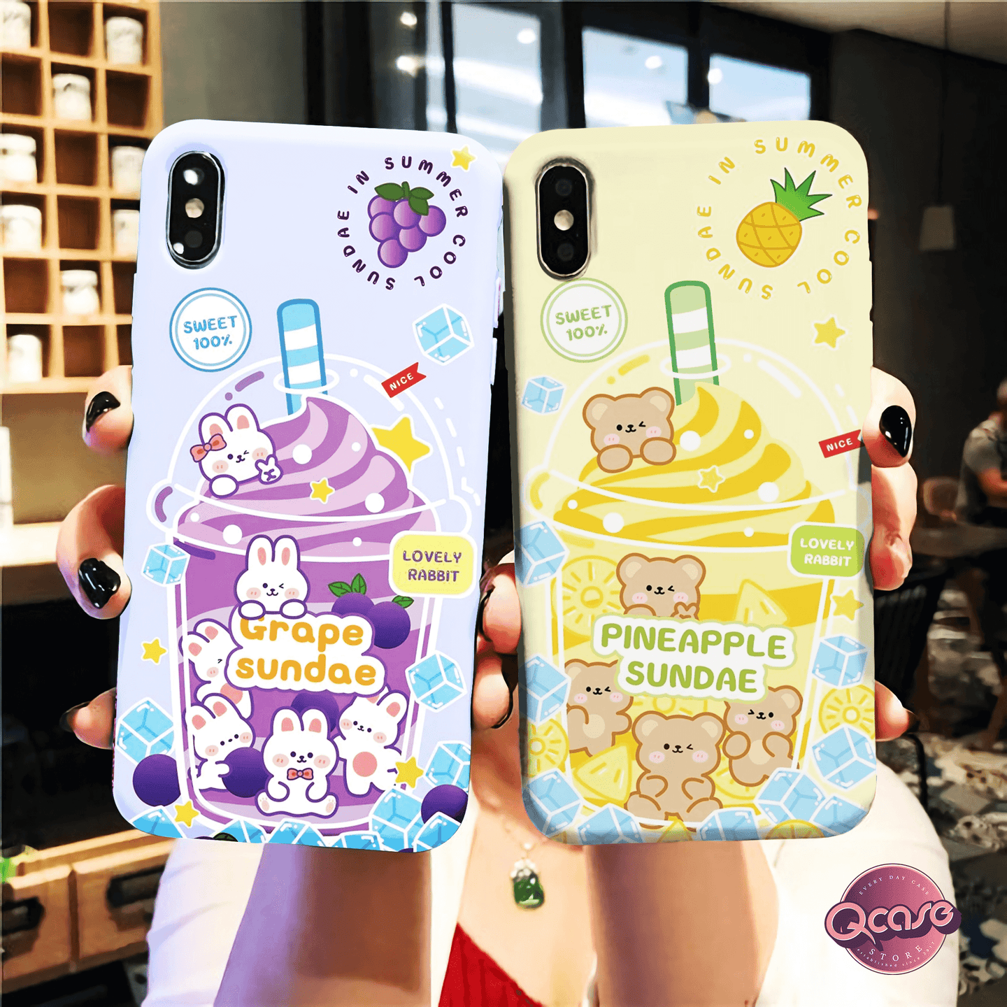 Grape & Pineapple Sundae Phone Covers