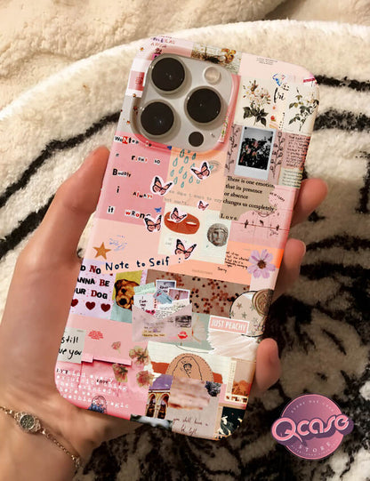 Cute Pinky background with Quotes Phone cover