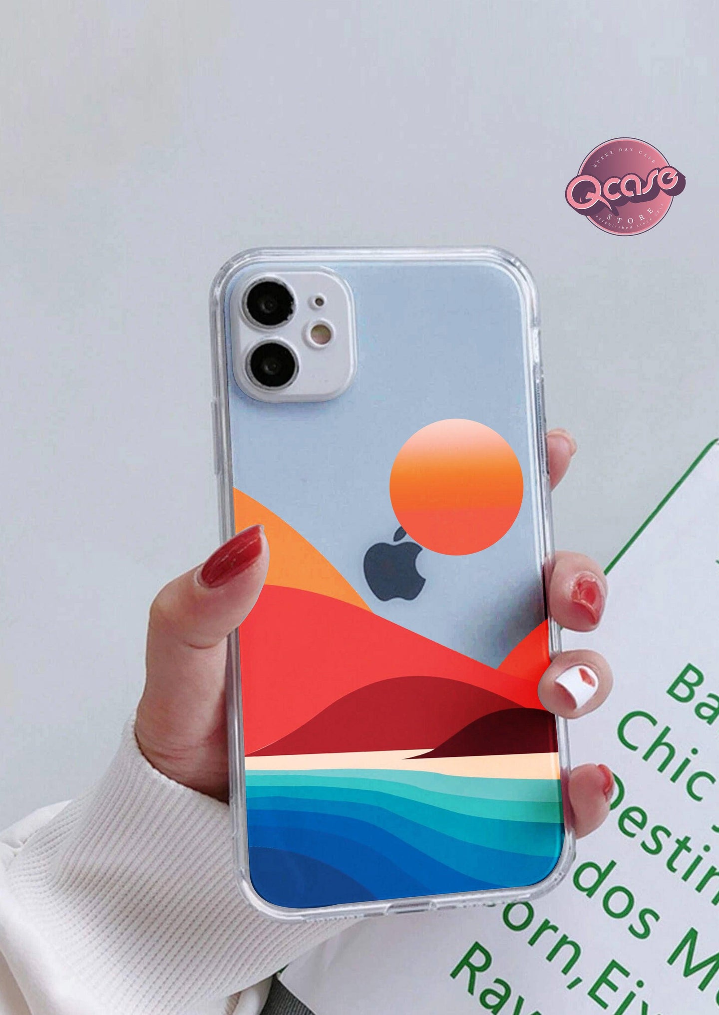 Art Painting Clear Phone Cover - Qcase Store | Everyday Case