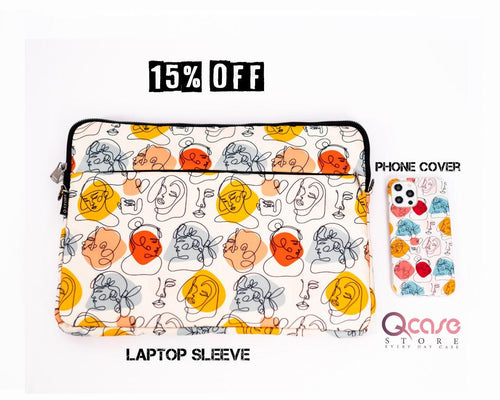 Abstract laptop sleeve - Qcase Store | Everyday Case