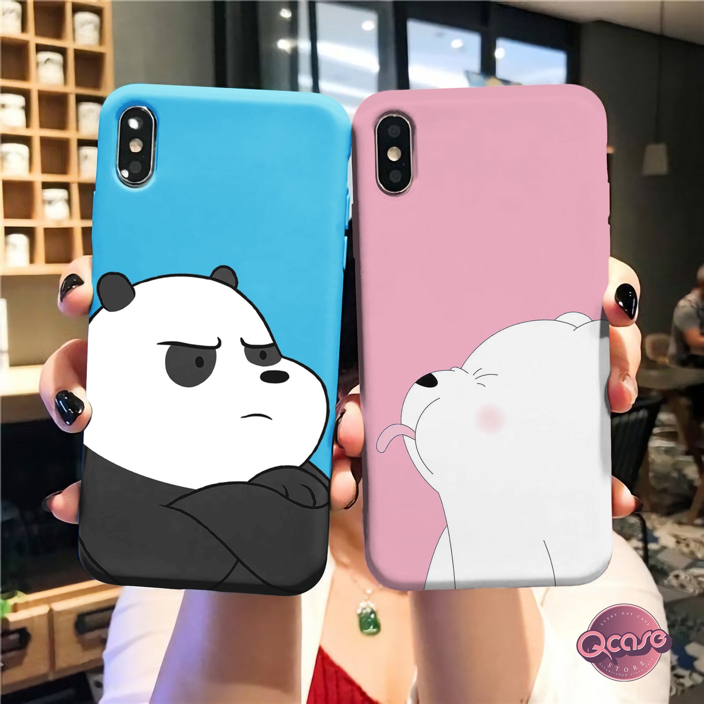 Bare Bears Matching Phone Cases
