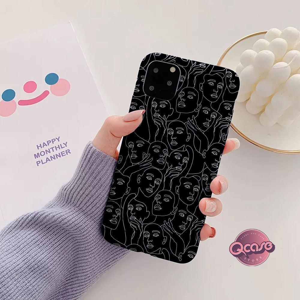 Abstract Women Faces Phone Cover - Qcase Store | Everyday Case