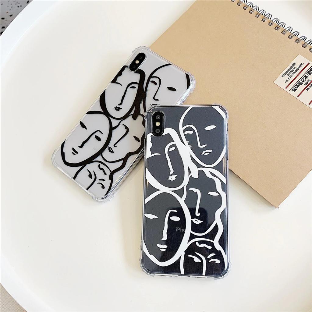 Abstract clear phone cover - Qcase Store | Everyday Case