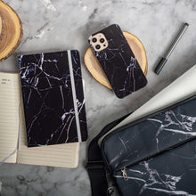 Load image into Gallery viewer, Black Marble Notebook - Qcase Store | Everyday Case
