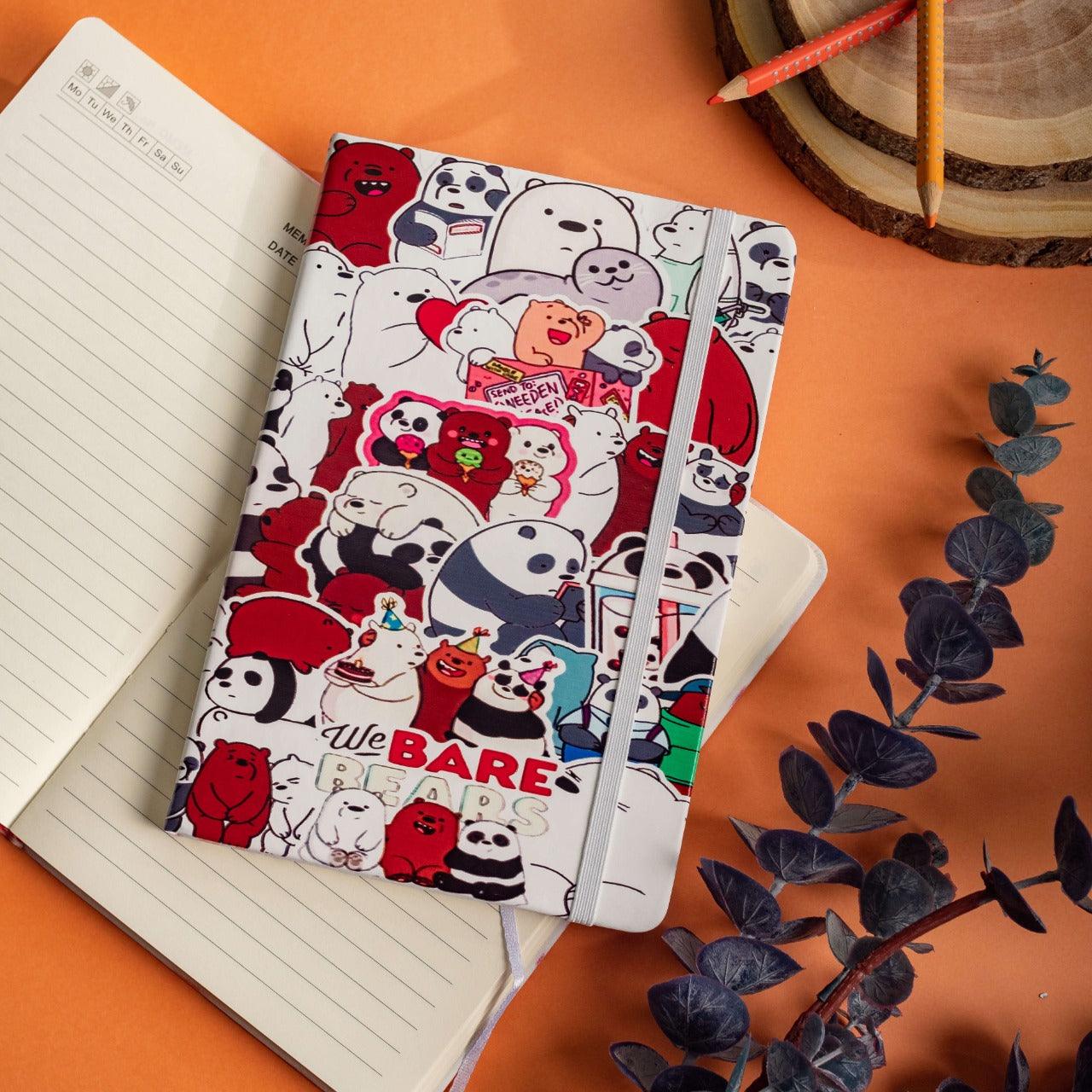 4 Bears Notebook Bare Bears Notebook – Qcases Store