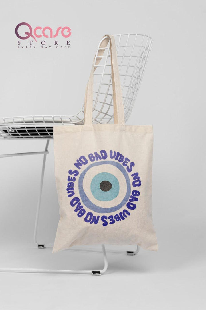 NO BAD VIBES Tote Bag - Qcase Store | Everyday Case