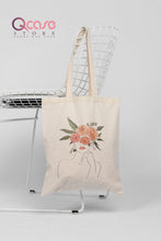 Load image into Gallery viewer, Flower Head Woman Tote Bag - Qcase Store | Everyday Case
