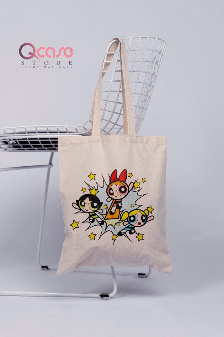 Power Girls Cartoon Tote Bag - Qcase Store | Everyday Case