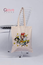 Load image into Gallery viewer, Power Girls Cartoon Tote Bag - Qcase Store | Everyday Case
