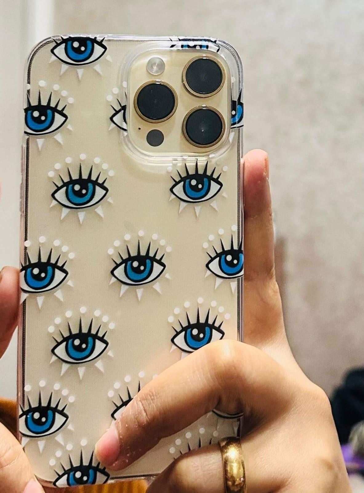 Evil Eye With Lashes Clear Phone Cover - Qcase Store | Everyday Case