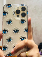 Load image into Gallery viewer, Evil Eye With Lashes Clear Phone Cover - Qcase Store | Everyday Case
