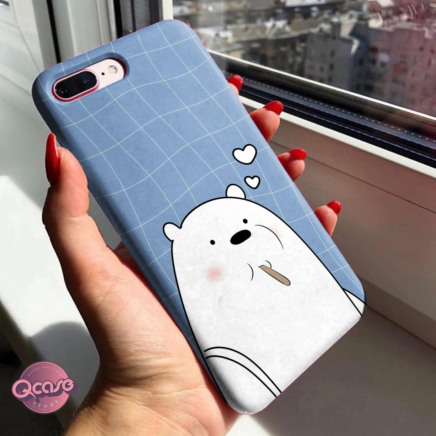 Blue Bare Bear Phone Cover - Qcase Store | Everyday Case