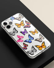Load image into Gallery viewer, Colorful Butterflies Clear Phone Cover - Qcase Store | Everyday Case
