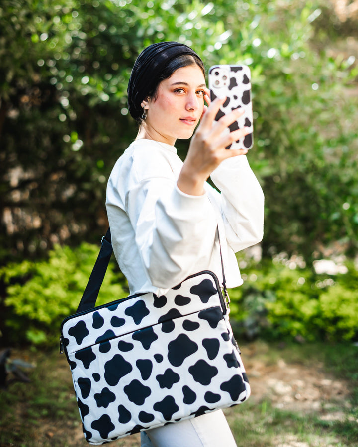 Cow Print Laptop Sleeves - Qcase Store | Everyday Case